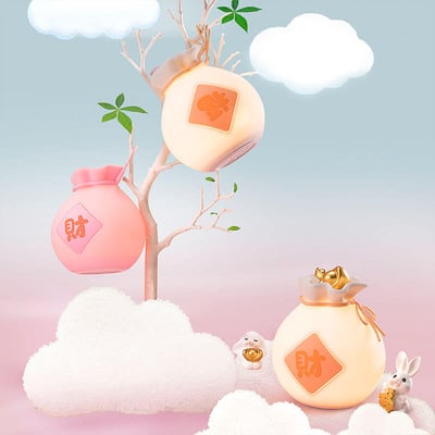 招財招福錢袋小夜燈3