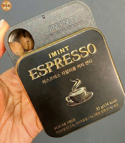 韓國 I'MINT 濃縮義式咖啡木糖醇咖啡糖 32g3