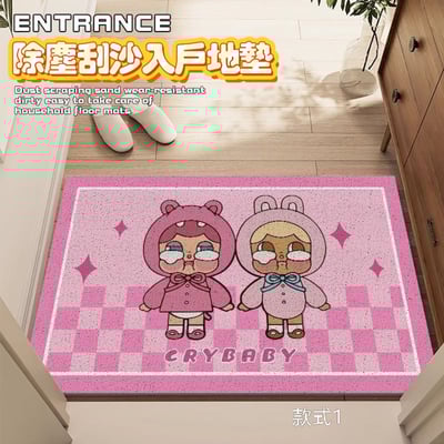 可愛哭哭娃娃圈絲地墊1