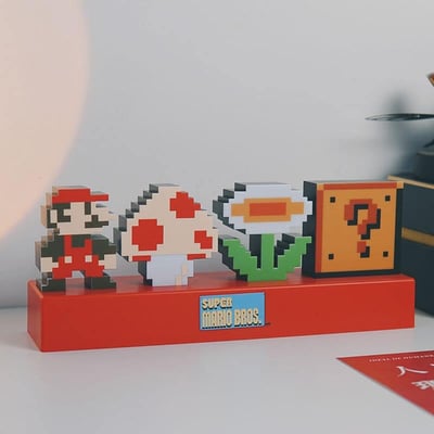 經典馬里歐桌面節奏聲控燈  現貨免運3