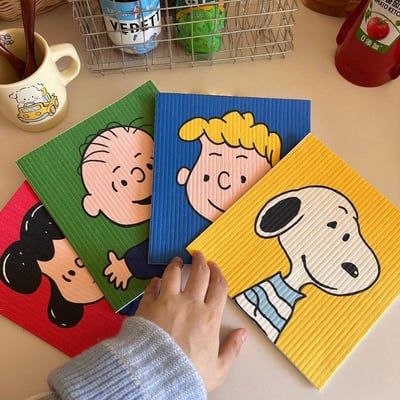 長壽狗狗木漿棉抹布＋洗碗海綿組10