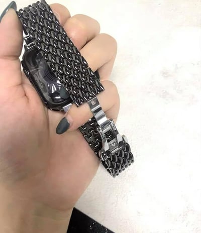 商務感金屬系列Apple watch錶帶4