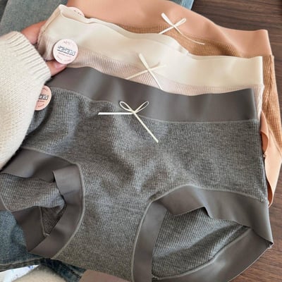 美拉德色系 磨毛純棉全包臀內褲 6 件組10