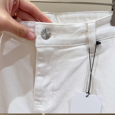 訂製韓單出口 萊卡棉四面彈高腰闊腿牛仔褲6