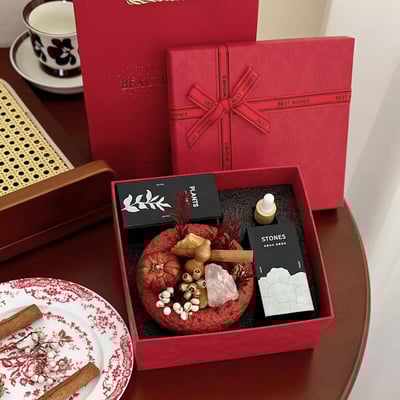 新年快樂 聚寶盆香薰晶石擺件禮盒 招財聚財・居家擴香・生日喬遷送禮4