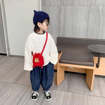 紅色福包裝紅包小包包4個3