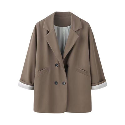 我有加大尺碼 韓版超值寬鬆有型西裝外套7