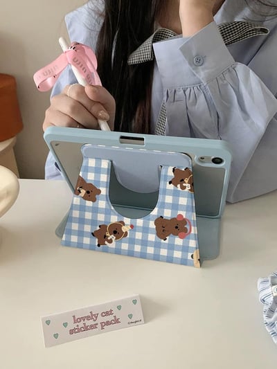 柿子椒熊 藍白格紋柿子椒熊3