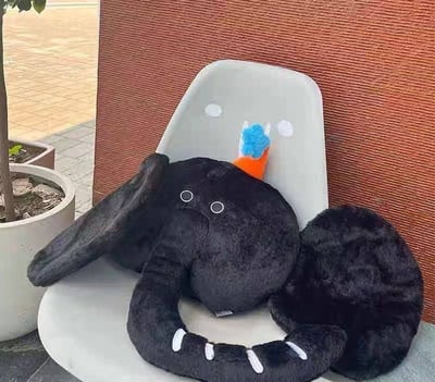 療癒感滿滿 INS風象寶寶靠墊靠枕4