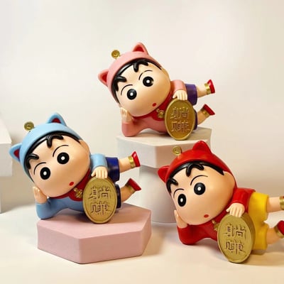 一定要你躺著都能賺 小新公仔擺件5入組3