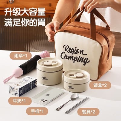 小麵包保溫便當袋 加厚手提保鮮飯盒包3