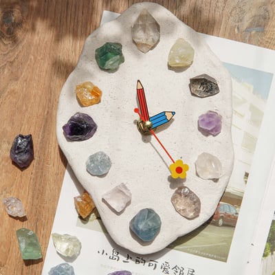 夢幻水晶時鐘 DIY材料包 療癒系手作創意禮物2
