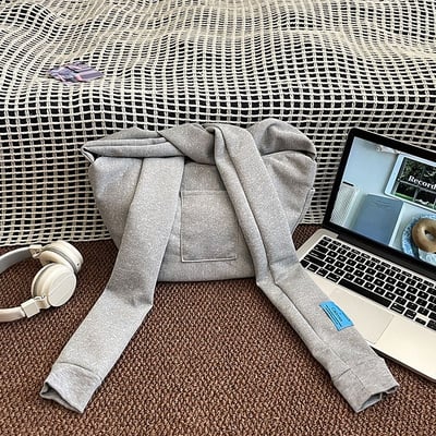 韓系Hug Bag擁抱包 可愛斜背綁帶餃子包 懶人出門神包9