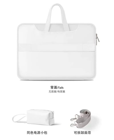 狗狗大聚會 小狗們插畫風多功能旅行電腦包6