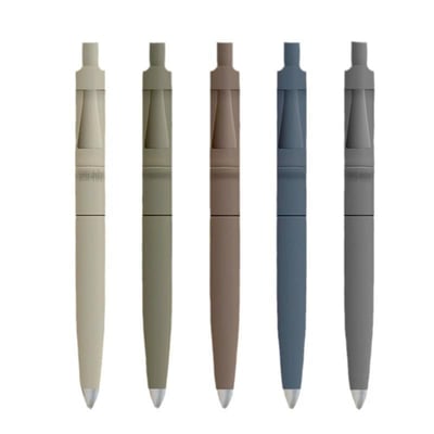 有趣造型摩艾人偶中性筆5隻組7