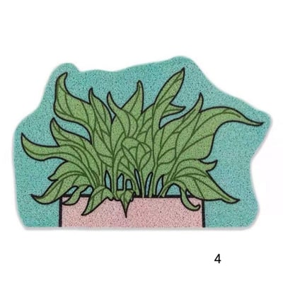 出口歐美可剪裁 一進門就被療癒植物系防滑地墊8