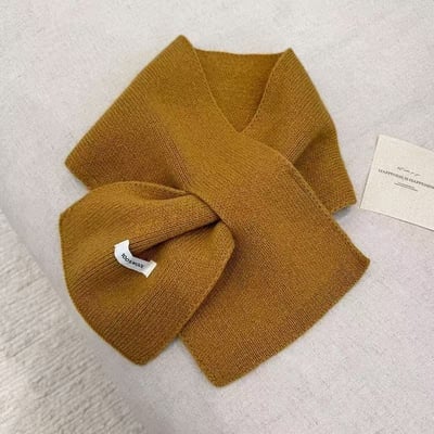 冬日氛圍感交叉圍巾2條組3