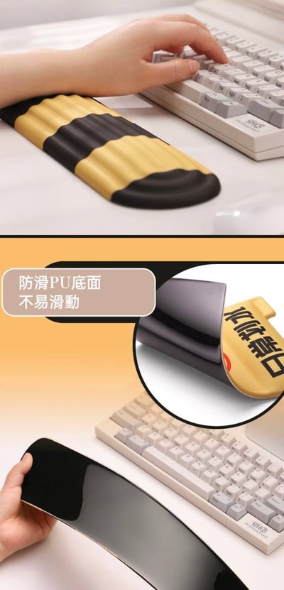 偷偷摸魚日常滑水 手腕放鬆滑鼠墊兩件套7