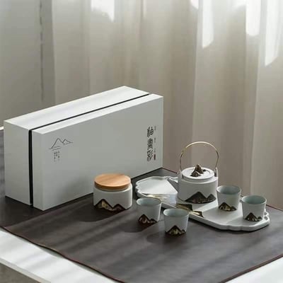 日式遠山精緻提梁壺禮品茶具套裝11