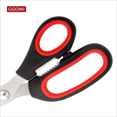 出口韓國曲線型彎曲剪刀燒肉剪刀3