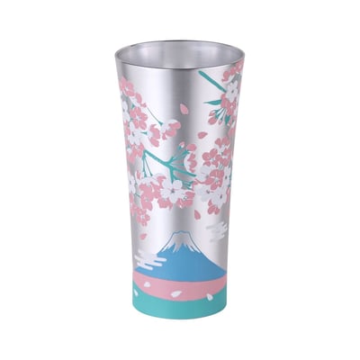 富士山櫻花冷感變色杯 360ml4