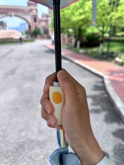 女生友好   節節收自動傘  圓角護兒童防刮傷  加厚彩膠強效防曬雨傘10