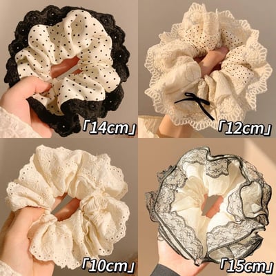 韓劇歐尼同款 波點大腸髮圈7