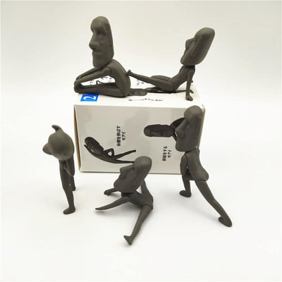 日系盲盒系列 伸展中的摩艾第一彈五件組合5