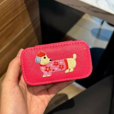 可愛臘腸小狗首飾收納盒6