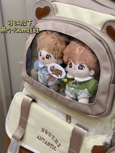 日系甜妹痛包雙肩包 可愛透明展示窗＋萌系耳朵造型10