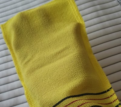 松月 汗蒸幕搓澡巾強度40/50 5條入組3