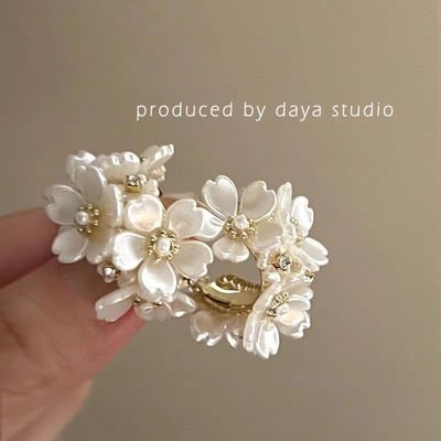 氣質復古 設計感那片茉莉系列耳環四件組4