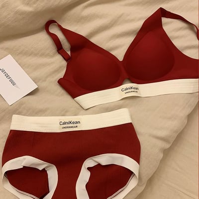 喜氣紅   無鋼圈舒適內衣套裝1
