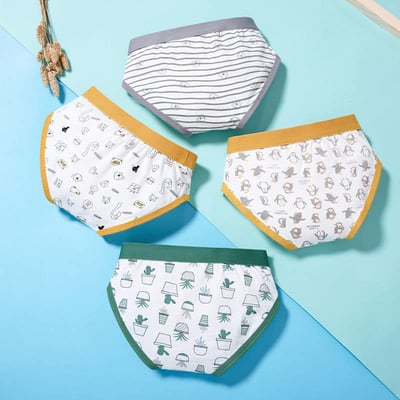 純棉男童小狗動物三角內褲1