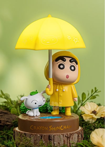 韓國 蠟筆小新 雨衣造型 小夜燈2