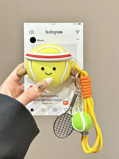 棒球小子 可愛棒球網球AirPods保護殼2