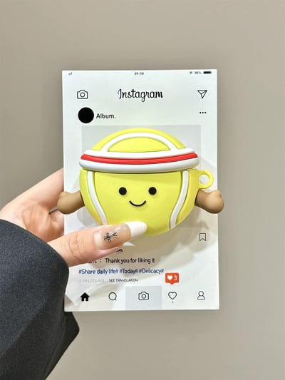 棒球小子 可愛棒球網球AirPods保護殼3