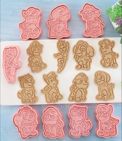 汪汪隊主題小狗卡通餅乾模具4
