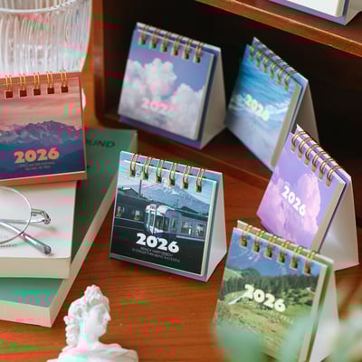 2026 迷你風景小台曆｜INS小清新6入組4