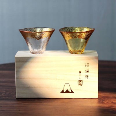 富士山招福杯  福氣滿杯 江戶硝子工藝 小酌儀式感首選7