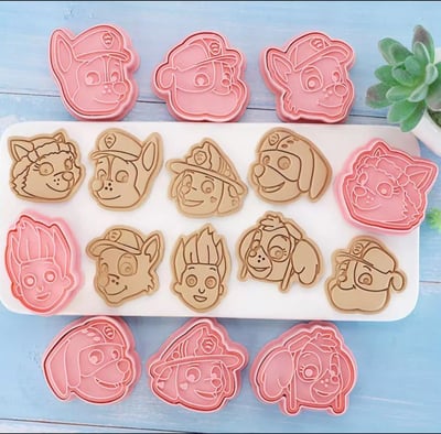 汪汪隊主題小狗卡通餅乾模具5