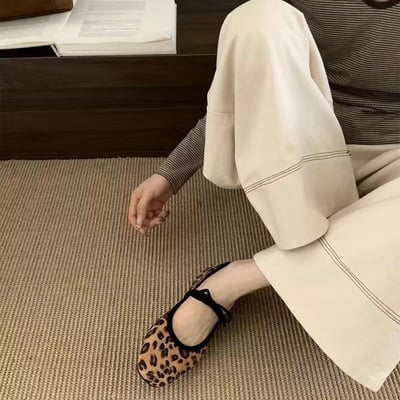 秋冬法式瑪麗珍   美拉德氣質平底鞋復古方圓頭6