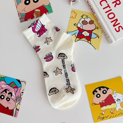 小新卡通短襪系列 5雙組3