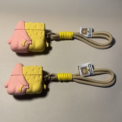 好朋友一起抱抱 蘋果系列耳機套附掛繩3