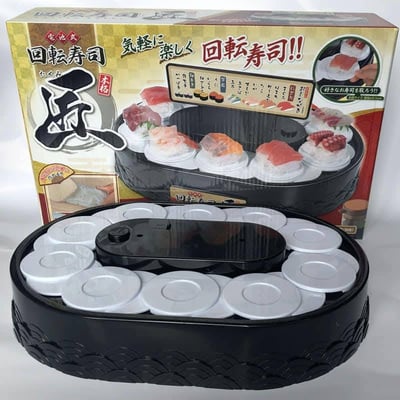 日式歐式迴轉壽司迴轉蛋糕甜品機   現貨免運5