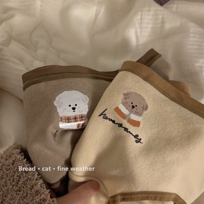 秋冬新款日系狗狗中腰內褲 柔軟親膚可愛卡通印花抗菌三角褲5