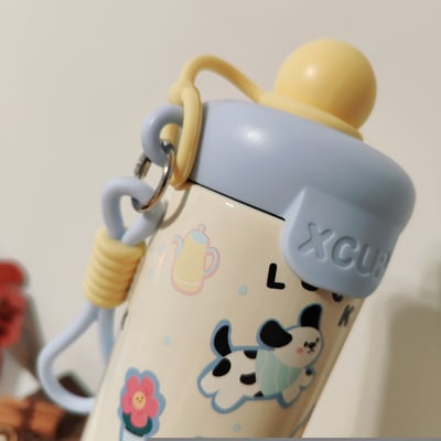 幸運小狗不鏽鋼保溫杯5