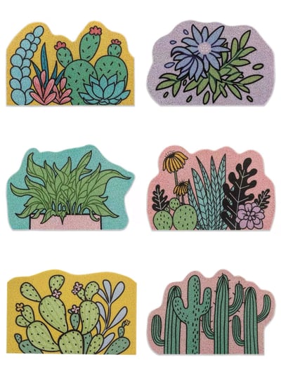 出口歐美可剪裁 一進門就被療癒植物系防滑地墊4