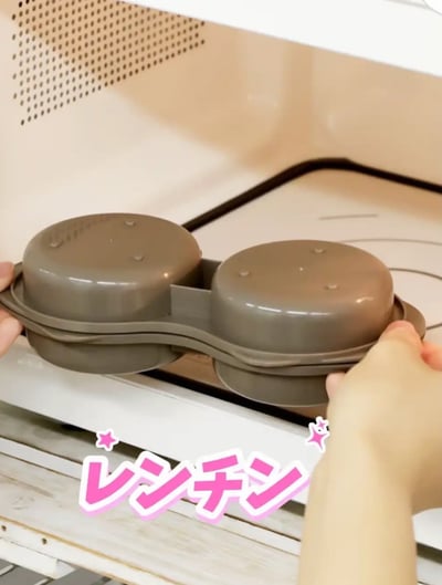 日本3coins限定 KITINTO懶人早餐救星 雙蛋微波荷包蛋神器3