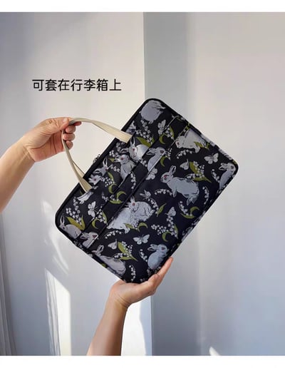 刺繡版兔子多功能旅行電腦包5